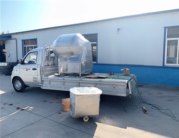 400L變頻真空滾揉機，200L料車發(fā)往重慶