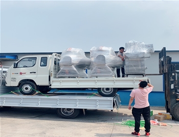 匯品600L可傾燃?xì)庵箦?臺，牛肉專用鹽水注射機(jī)1臺發(fā)往陜西
