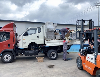 120針鹽水注射機(jī)，200L料車發(fā)往菏澤鄆城