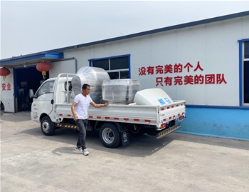 400L真空滾揉機、500L電加熱夾層鍋，發(fā)往河南洛陽